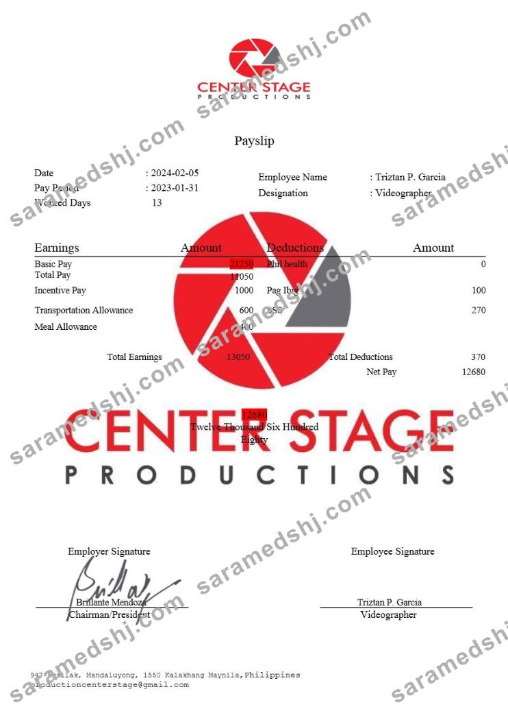 Center Stage Productions payslip template in Word and PDF formats.pdf, 2